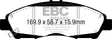 EBC Brakes UD1896 Ultimax OEM Replacement Brake Pads - Roam Overland Outfitters