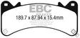 EBC Brakes UD1910 Ultimax OEM Replacement Brake Pads - Roam Overland Outfitters