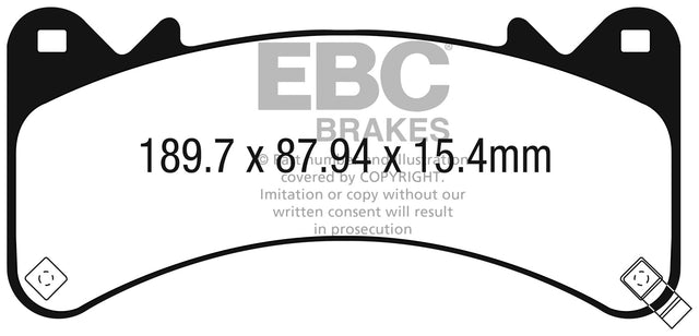 EBC Brakes UD1910 Ultimax OEM Replacement Brake Pads - Roam Overland Outfitters