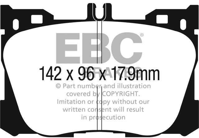 EBC Brakes UD1871 Ultimax OEM Replacement Brake Pads - Roam Overland Outfitters