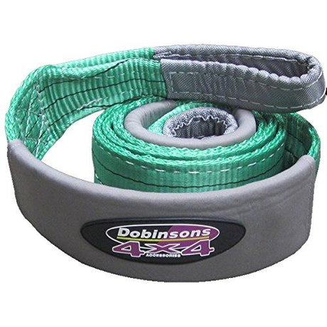 DOBINSONS GREEN 10' LONG TREE STRAP - 12,000 KGS - SS80-3827 - Roam Overland Outfitters