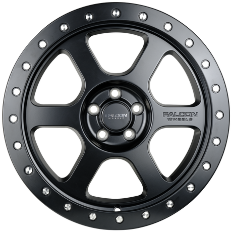 Falcon Wheels V1 17x8 in Matte Black - Roam Overland Outfitters
