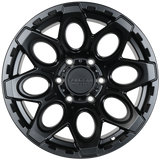 Falcon Wheels T6 17x9 in Matte Black - Roam Overland Outfitters