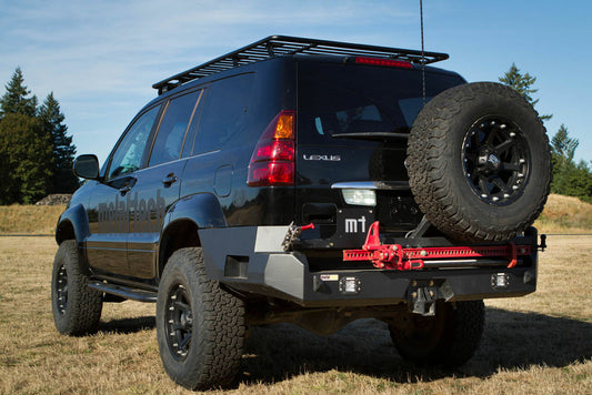 Metal Tech Pegasus Rear Swing Out Bumper Stage 2 | Lexus GX470 2003-2009 - Roam Overland Outfitters