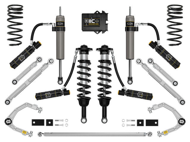 ICON 2023 Toyota Sequoia 3-4.5" Lift Stage 12 Suspension System Billet - Roam Overland Outfitters