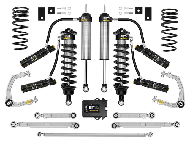 ICON 2023 Toyota Sequoia 3-4.25" Lift Stage 4 3.0 Suspension System Billet - Roam Overland Outfitters