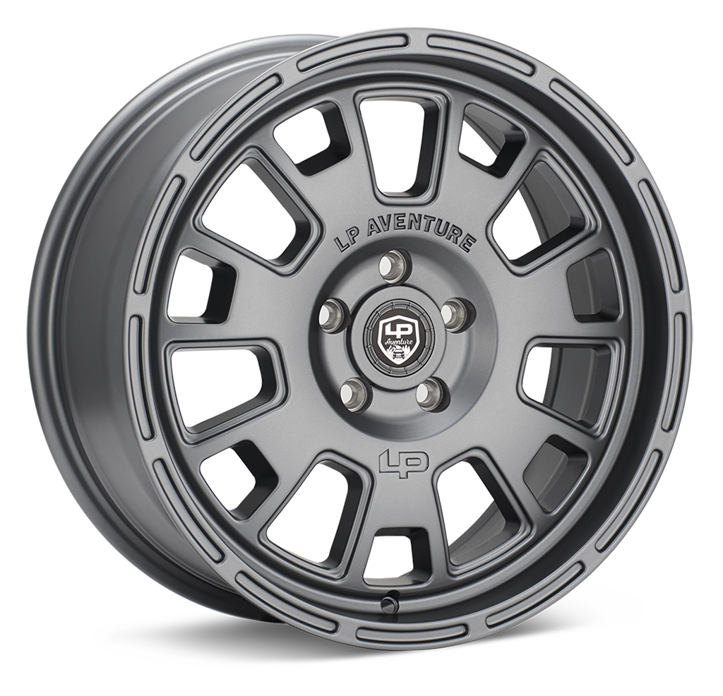 LP Aventure wheels - LP7- 17x8 ET38 5x100 - Light Grey - Roam Overland Outfitters
