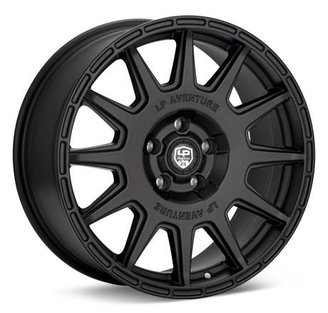 LP Aventure wheels - LP1 - 18x8 ET38 5x100 - Matte Black - Roam Overland Outfitters