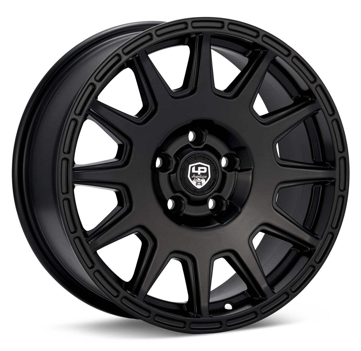 LP Aventure wheels - LP1 - 17x7.5 ET35 5x100 - Matte Black - Roam Overland Outfitters