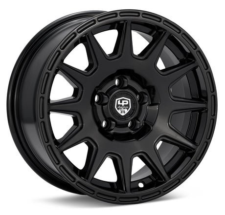 LP Aventure wheels - LP1 - 15x7 ET15 5x100 - Gloss Black - Roam Overland Outfitters