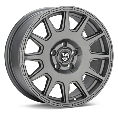 LP Aventure wheels - LP1 - 17x7.5 ET35 5x108 - Matte Grey - Roam Overland Outfitters