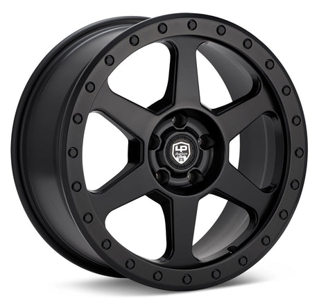 LP Aventure wheels - LP3 - 17x8 ET38 5x100 - Matte Black - Roam Overland Outfitters