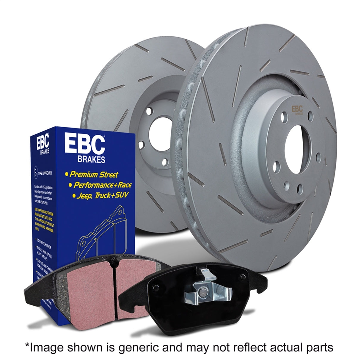 EBC Brakes S2KR2295 S2 Kits Greenstuff 2000 and USR Rotors - Roam Overland Outfitters