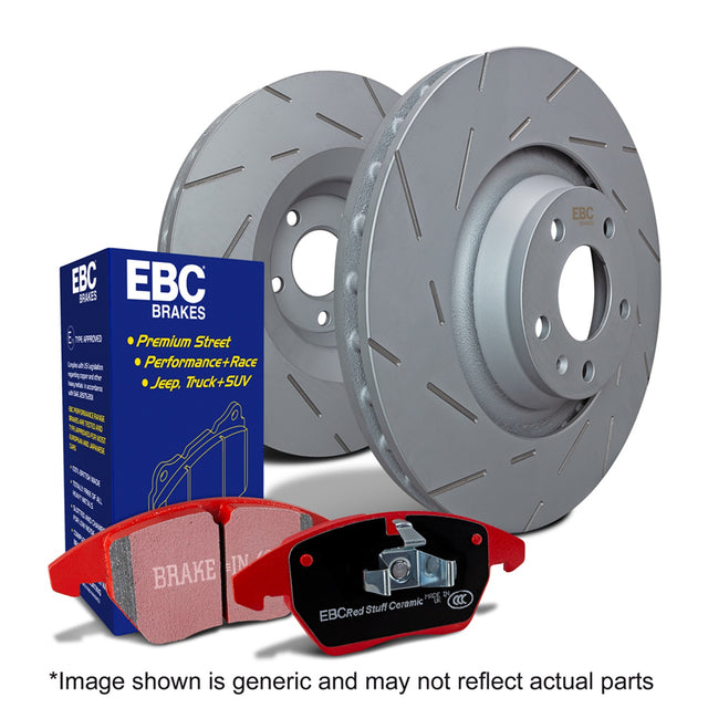 EBC Brakes S4KR1543 S4 Kits Redstuff and USR Rotor - Roam Overland Outfitters