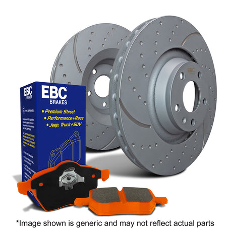 EBC Brakes S8KR1068 S8 Kits Orangestuff and GD Rotors - Roam Overland Outfitters