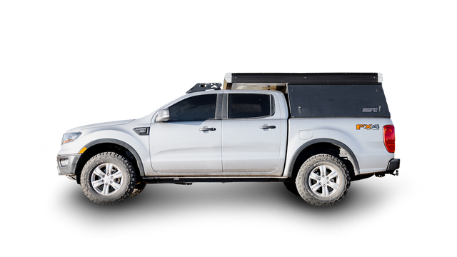 Ford Ranger with Camper Cab Roof Rack