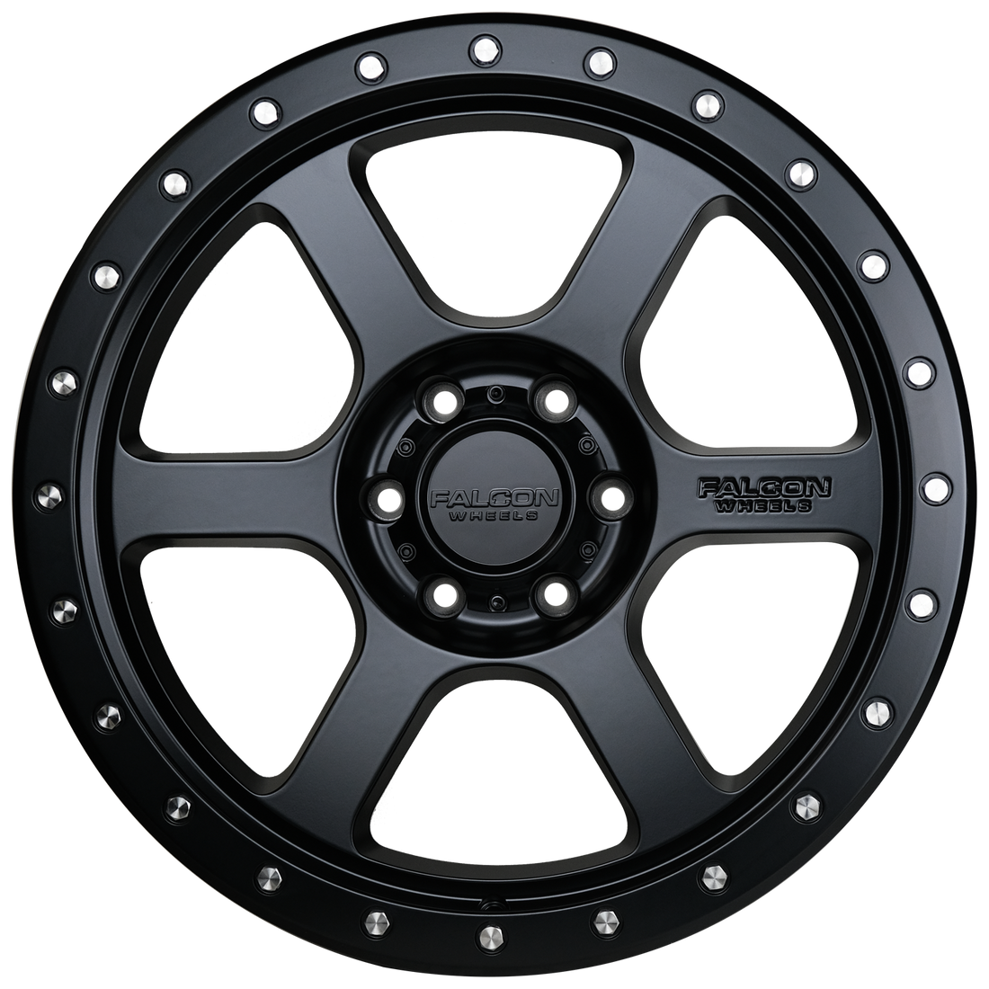 Falcon Wheels T1 17x9 in Matte Black - Roam Overland Outfitters