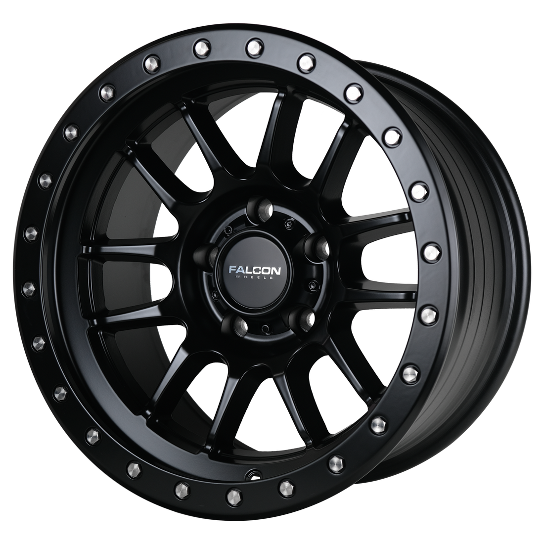 Falcon Wheels T7 17x9 in Matte Black - Roam Overland Outfitters