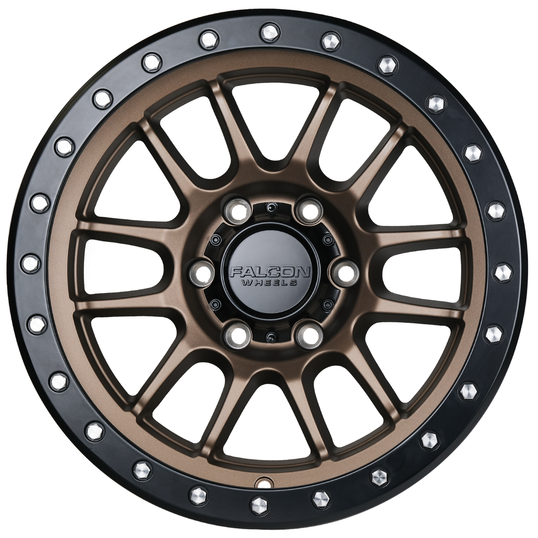 Falcon Wheels T7 17x9 in Matte Bronze - Roam Overland Outfitters