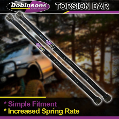 DOBINSONS TORSION BAR (PAIR) - LENGTH 1000MM - TB21-1547 - Roam Overland Outfitters