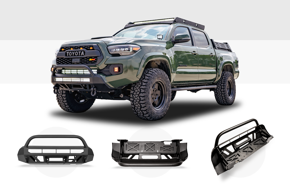 2016+ TACOMA STEALTH BUMPER - Roam Overland Outfitters