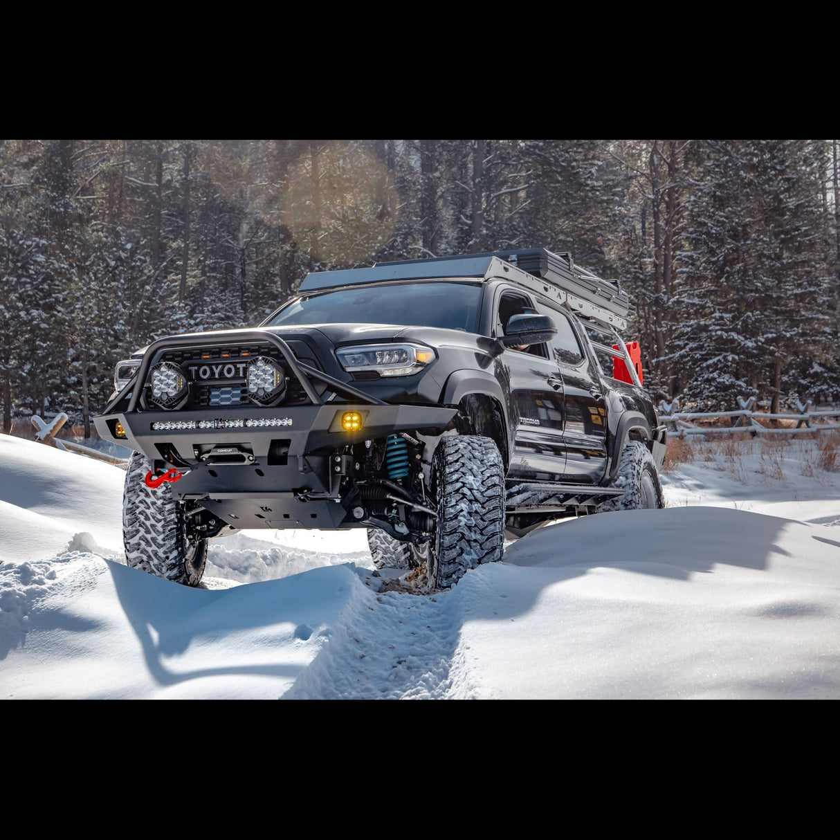 Tacoma Overland Front Bumper / 3rd Gen / 2016+ - Roam Overland Outfitters