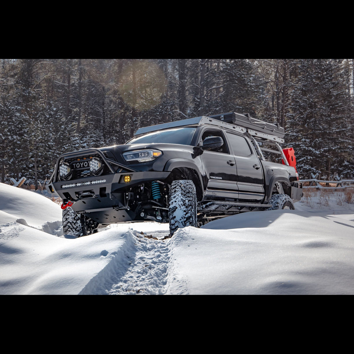 Tacoma Overland Front Bumper / 3rd Gen / 2016+ - Roam Overland Outfitters