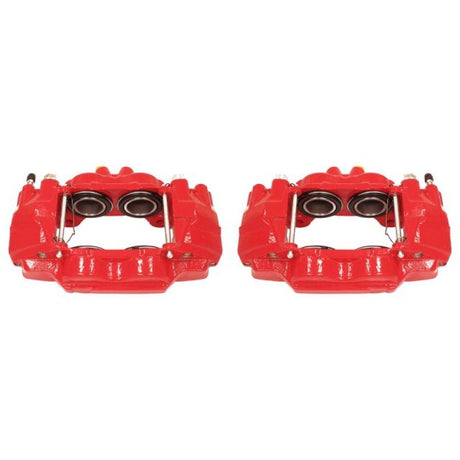 Power Stop 03-09 Toyota 4Runner Front Red Calipers w/o Brackets - Pair - Roam Overland Outfitters