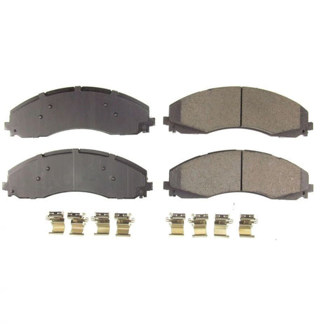 Power Stop 17-19 Ford F-450 Super Duty Rear Z17 Evolution Ceramic Brake Pads w/Hardware - Roam Overland Outfitters