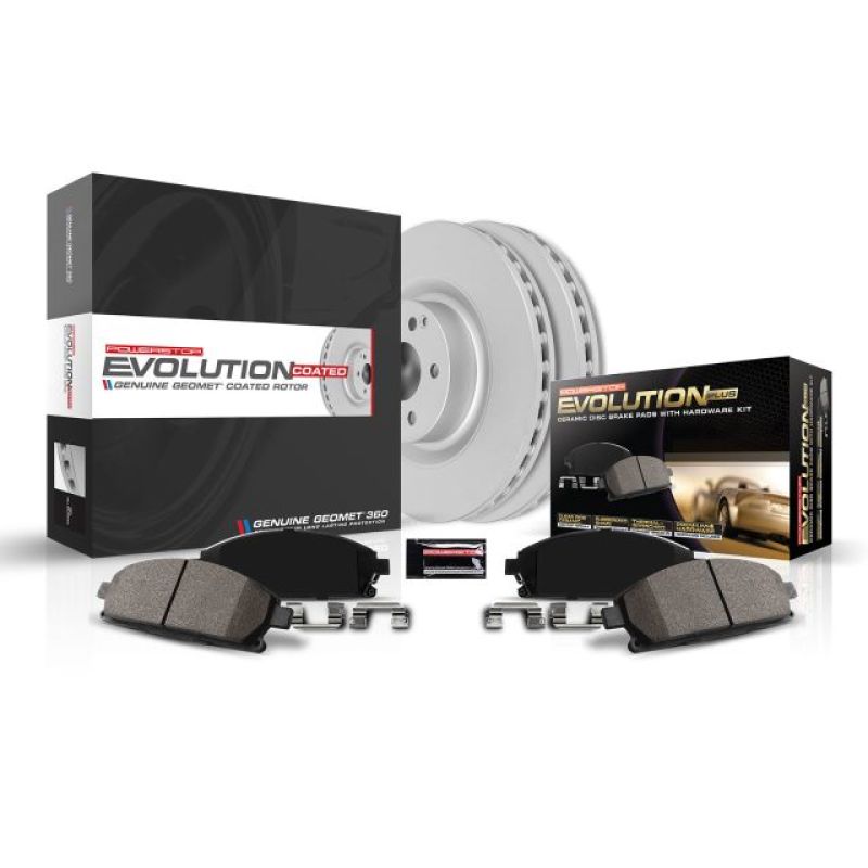 Power Stop 17-19 Ford F-450 Super Duty Front Z17 Evolution Geomet Coated Brake Kit - Roam Overland Outfitters