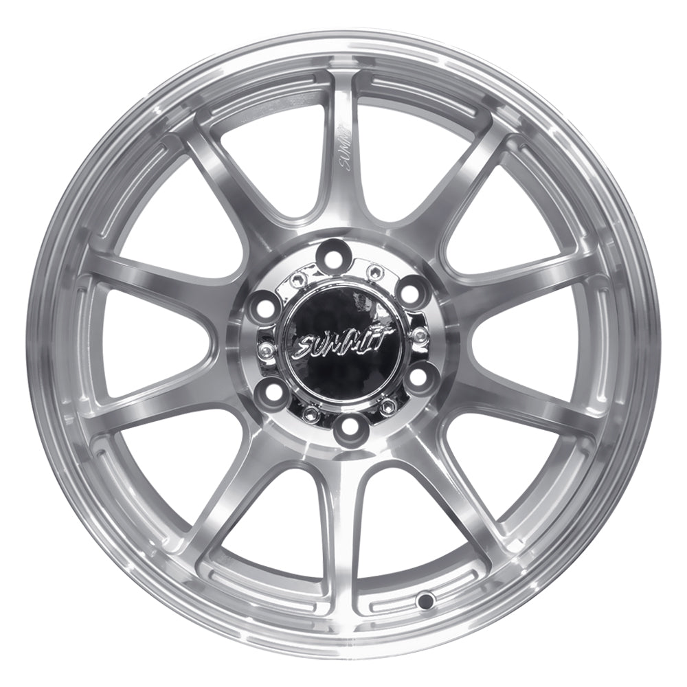 APEX / MACHINED SILVER / 17X9.0 -25 - Roam Overland Outfitters