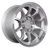APEX / MACHINED SILVER / 17X9.0 -25 - Roam Overland Outfitters