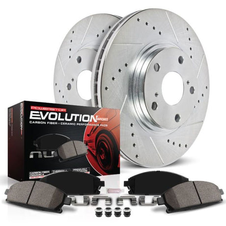 Power Stop 95-02 Toyota 4Runner Front Z23 Evolution Sport Brake Kit - Roam Overland Outfitters