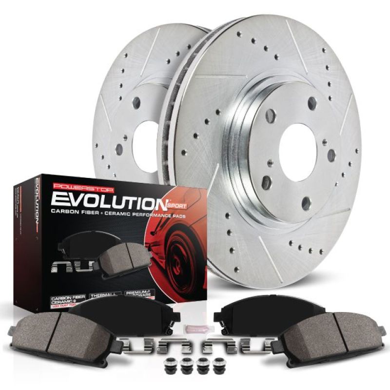 Power Stop 07-09 Ford F53 Front or Rear Z23 Evolution Sport Brake Kit - Roam Overland Outfitters