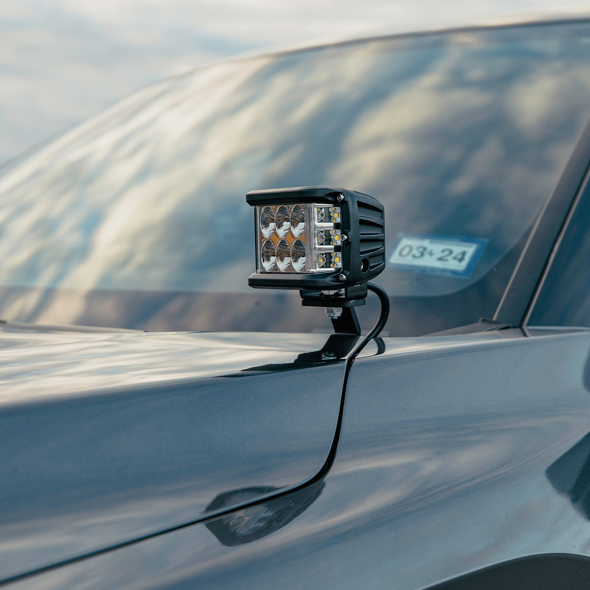 Low Profile Ditch Light Brackets Kit Fits 2022+ Toyota Tundra - Roam Overland Outfitters