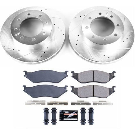 Power Stop 2002 Ford E-550 Super Duty Front Z23 Evolution Sport Brake Kit - Roam Overland Outfitters