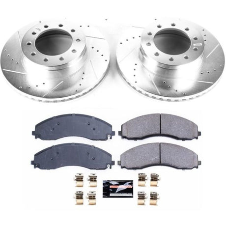 Power Stop 17-19 Ford F-450 Super Duty Front Z23 Evolution Sport Brake Kit - Roam Overland Outfitters