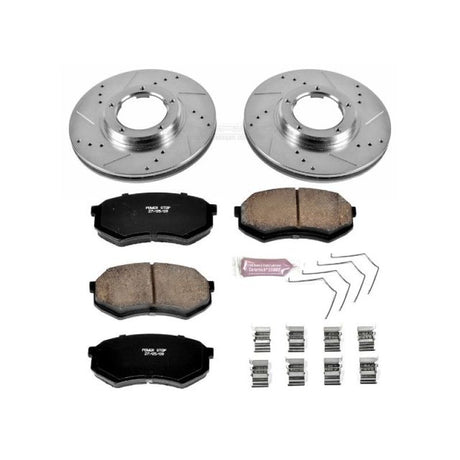 Power Stop 95-04 Toyota Tacoma Front Z23 Evolution Sport Brake Kit - Roam Overland Outfitters