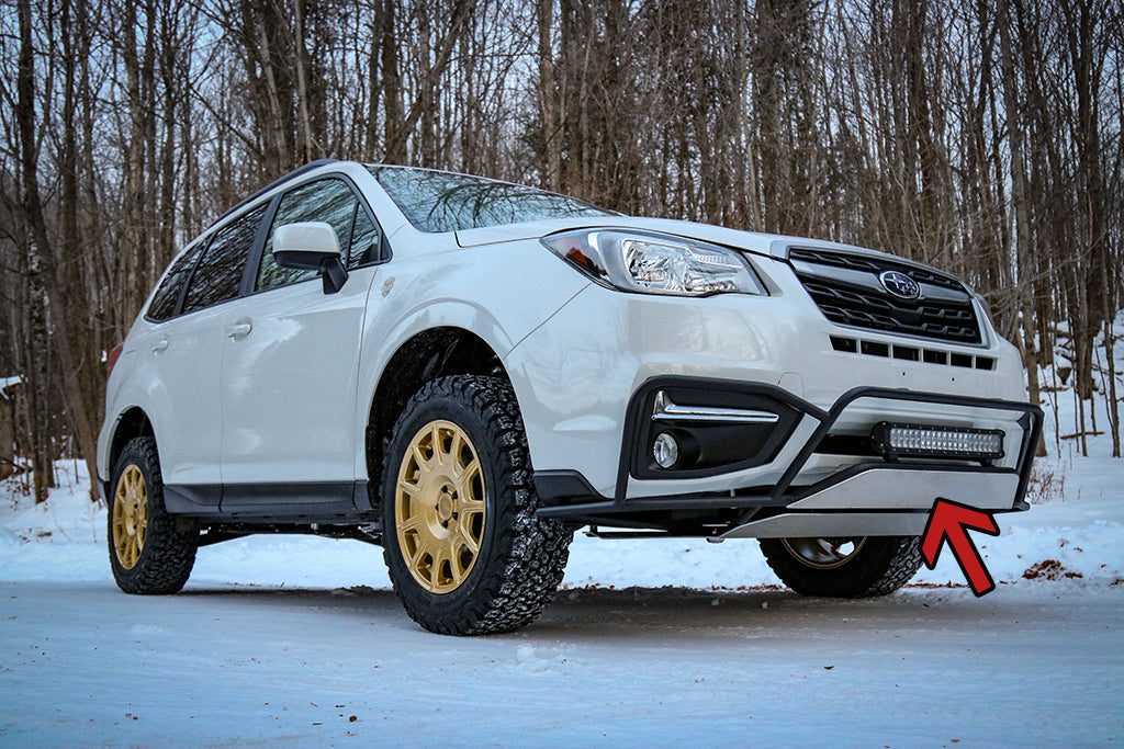 Front plate - Forester -  bumper guards - Option - Roam Overland Outfitters