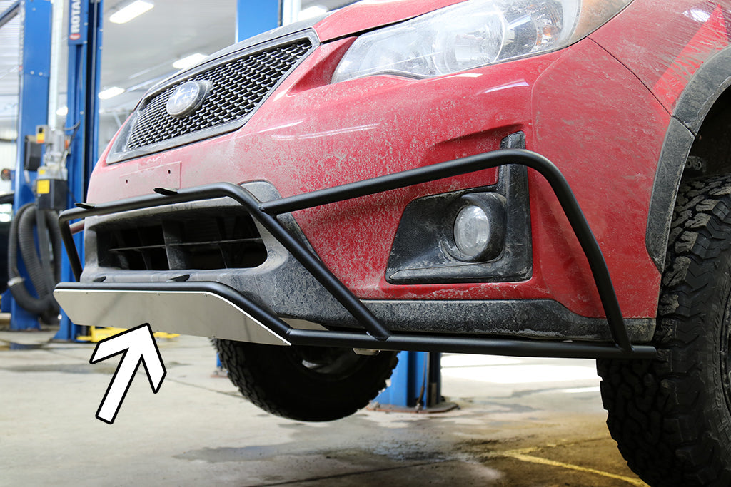 Front Plate - Crosstrek 2013-2020 / Impreza 2012-2023 - small & big bumper guard - Option - Roam Overland Outfitters