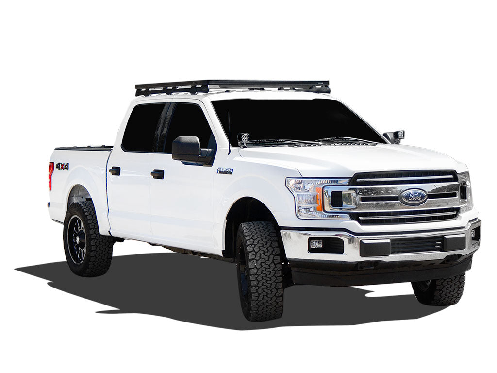 Ford F-150 Crew Cab (2009-Current) Slimline II Roof Rack Kit / Low Profile - Roam Overland Outfitters