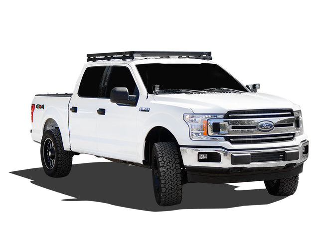 Ford F-150 Crew Cab (2009-Current) Slimline II Roof Rack Kit / Low Profile - Roam Overland Outfitters