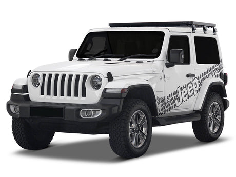 Jeep Wrangler JL 2 Door (2018-Current) Slimline II 1/2 Roof Rack Kit - Roam Overland Outfitters