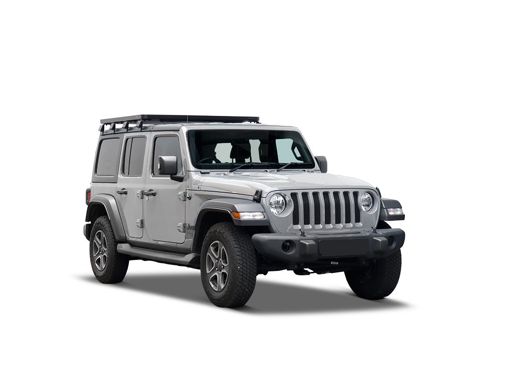 Jeep Wrangler 4xe (2021-Current) Slimline II 1/2 Roof Rack Kit - Roam Overland Outfitters