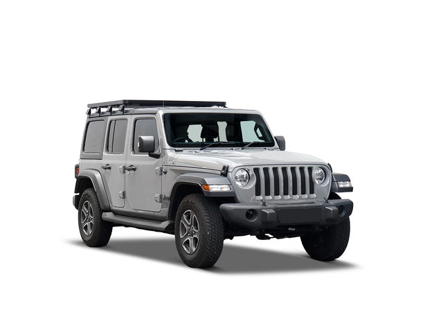 Jeep Wrangler 4xe (2021-Current) Slimline II 1/2 Roof Rack Kit - Roam Overland Outfitters