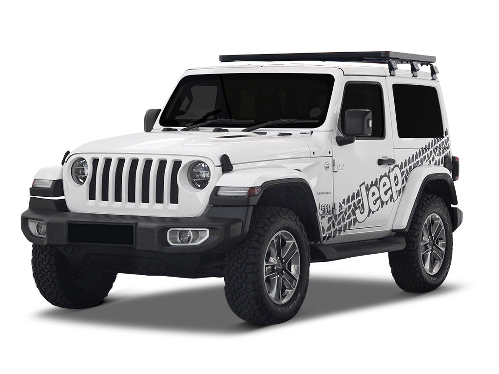 Jeep Wrangler JL 2 Door (2018-Current) Slimline II 1/2 Roof Rack Kit / Tall - Roam Overland Outfitters