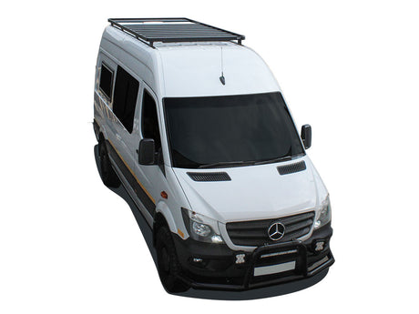 Mercedes-Benz Sprinter 144in/170in / L2/L3 / MWB/LWB Wheelbase w/OEM Tracks (2006-Current) Slimline II Roof Rack Kit / Tall - Roam Overland Outfitters