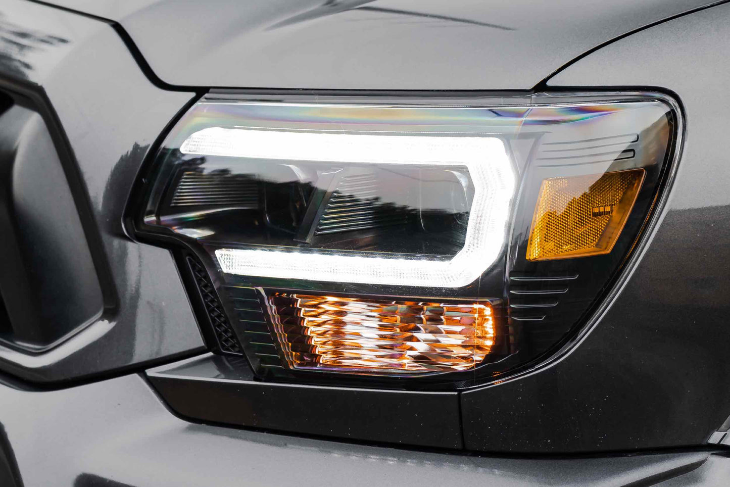 Morimoto XB Hybrid LED Heads| Toyota Tacoma (12-15) (Pair / Smoked) - Roam Overland Outfitters