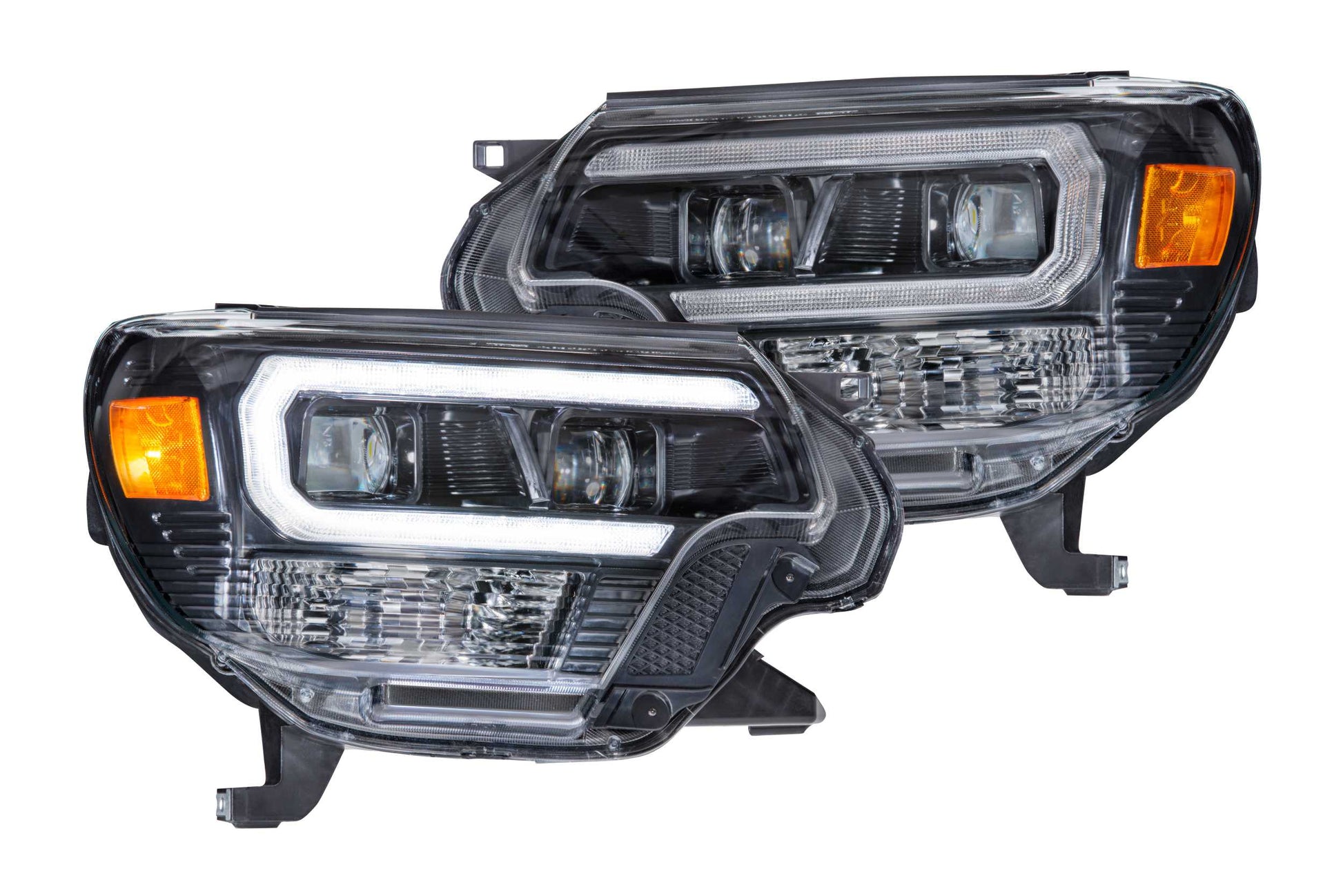 Morimoto XB Hybrid LED Heads| Toyota Tacoma (12-15) (Pair / Smoked) - Roam Overland Outfitters