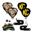 KC Hilites FLEX ERA 3 - 2-Light System - Pillar Mount - 40W Combo Beam - for Jeep JL / JT - Roam Overland Outfitters